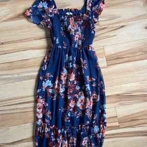 Lauren Conrad Smocked Floral Summer Dress!